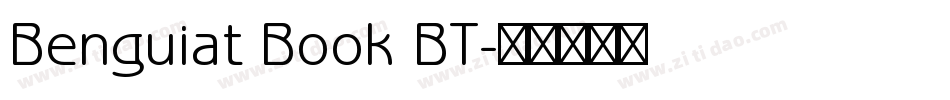 Benguiat Book BT字体转换